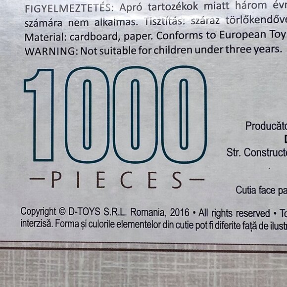 Snow White Andrea Classic Fairy Tales 1000-Piece Jigsaw Puzzle By D-Toys NEW - Picture 7 of 13